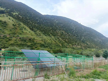 太阳能发电双河污水处理设备